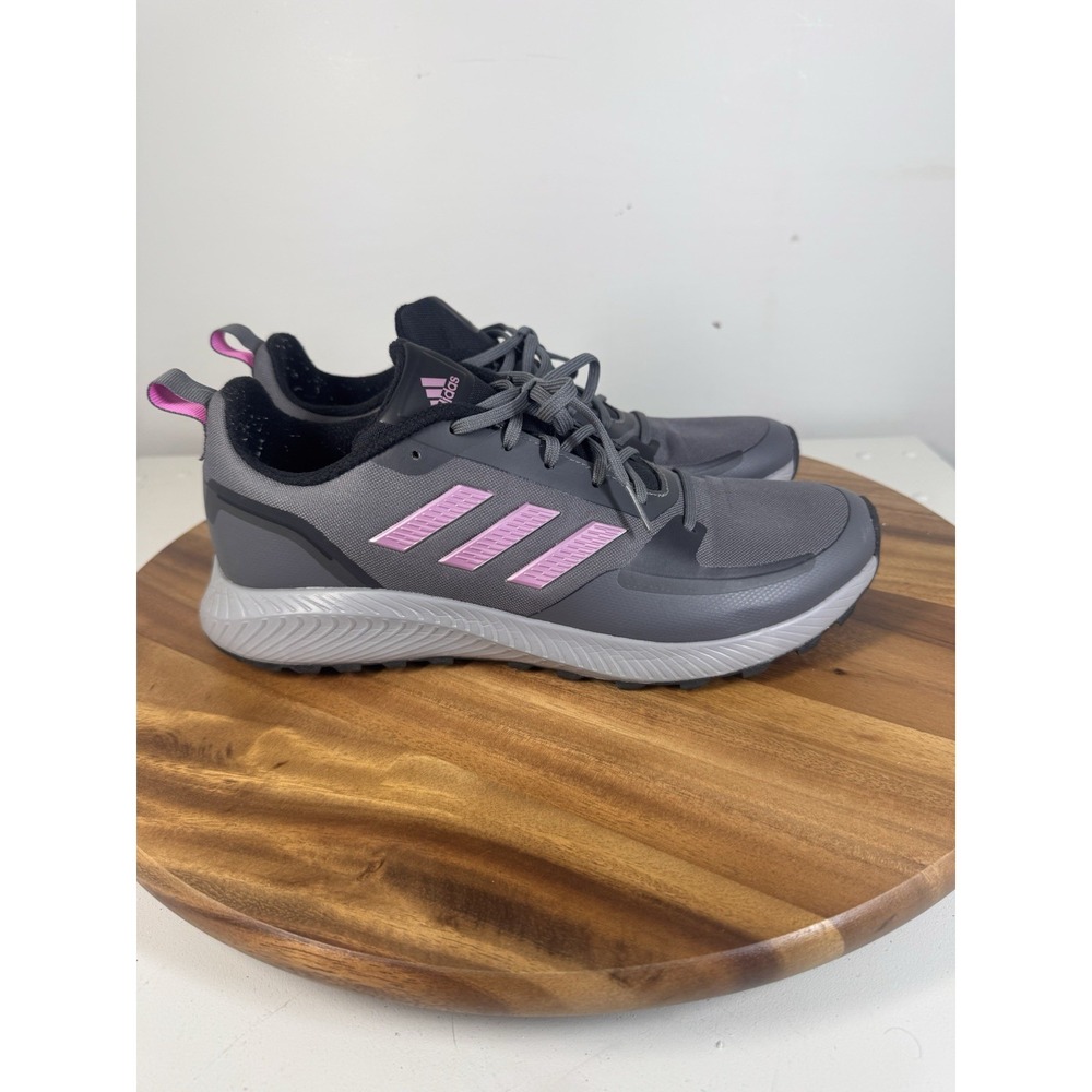 Adidas Trail Running Shoes Womens 11 Runfalcon‎ 2.0 TR Gray Athletic Off Road